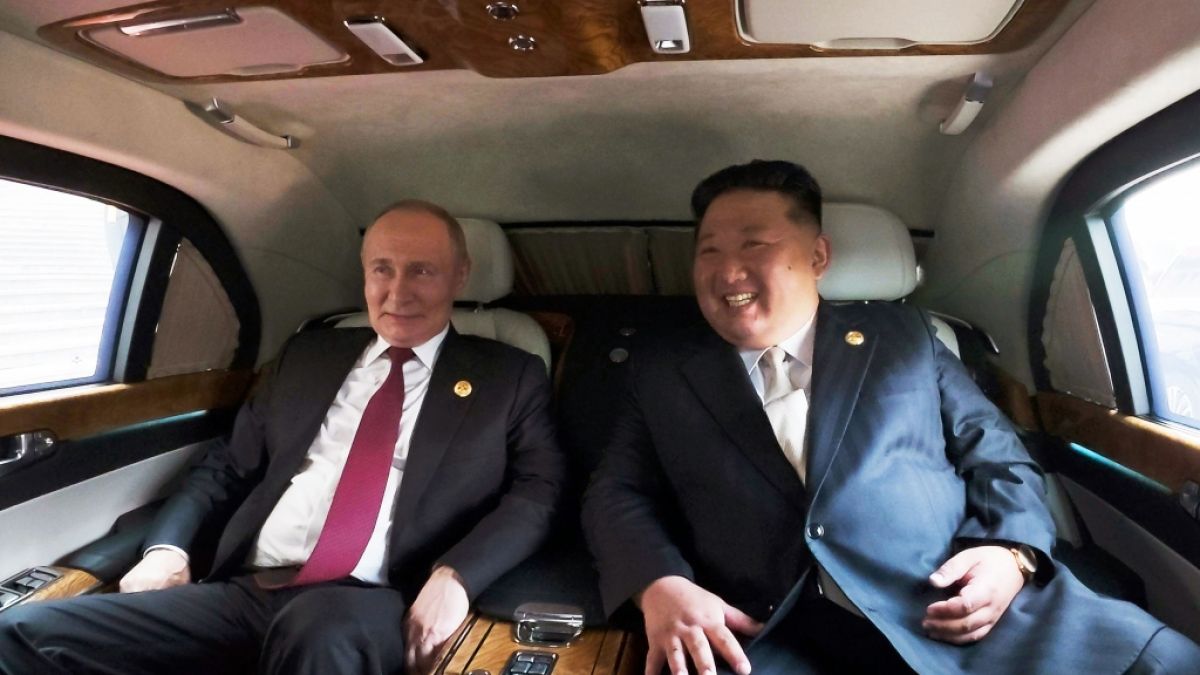 Wladimir Putin: Botschaft zum Jahreswechsel an Kim Jong Un. (Foto)