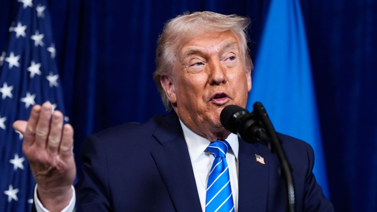 Beim Treffen mit dem ukrainischen Pr&auml;sidenten Wolodymyr Selenskyj in seiner Privatresidenz Mar-a-Lago zeigte sich Donald Trump demonstrativ zuversichtlich. (Foto)