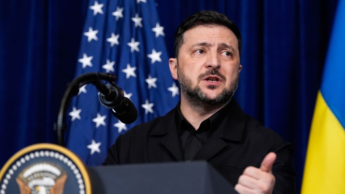 Wolodymyr Selenskyj: Angriff auf Putins Residenz heizt gef&auml;hrliche Rhetorik an. (Foto)