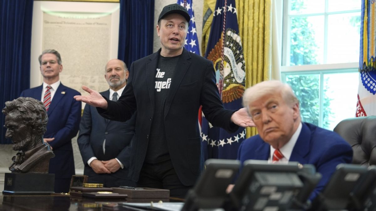 Sie haben ihre Streitigkeiten offenbar beigelegt: Elon Musk und Donald Trump. (Foto)