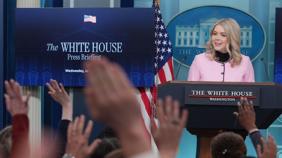 Karoline Leavitt: Zu kurzes Presse-Breifing sorgt f&uuml;r Aufregung. (Foto)