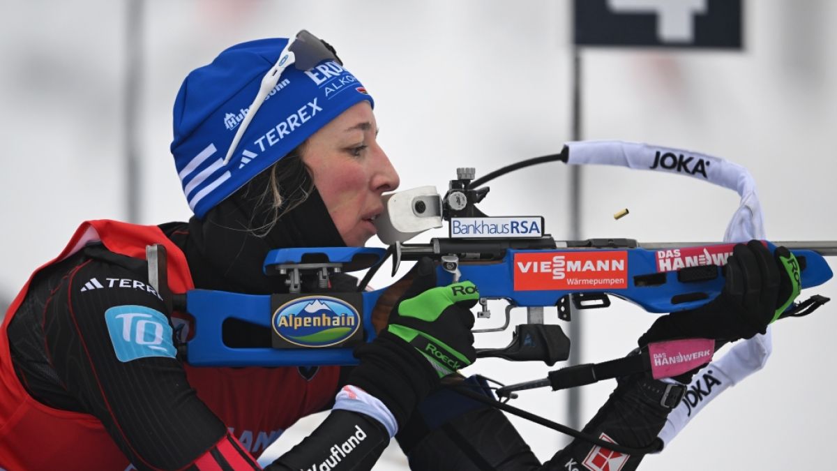 Die deutsche Biathletin Franziska Preu&szlig; will bei den Olympischen Spielen 2026 auf Medaillenjagd gehen. (Foto)