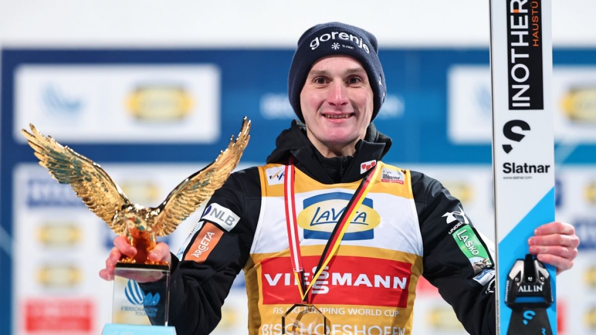 Der slowenische Skispringer Domen Prevc gewann die Vierschanzentournee 2025/26. (Foto)