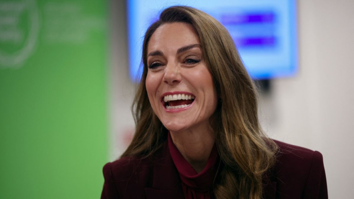 Prinzessin Kate zeigte sich beim Besuch eines Krankenhauses in London von ihrer herzlichen Seite. (Foto)