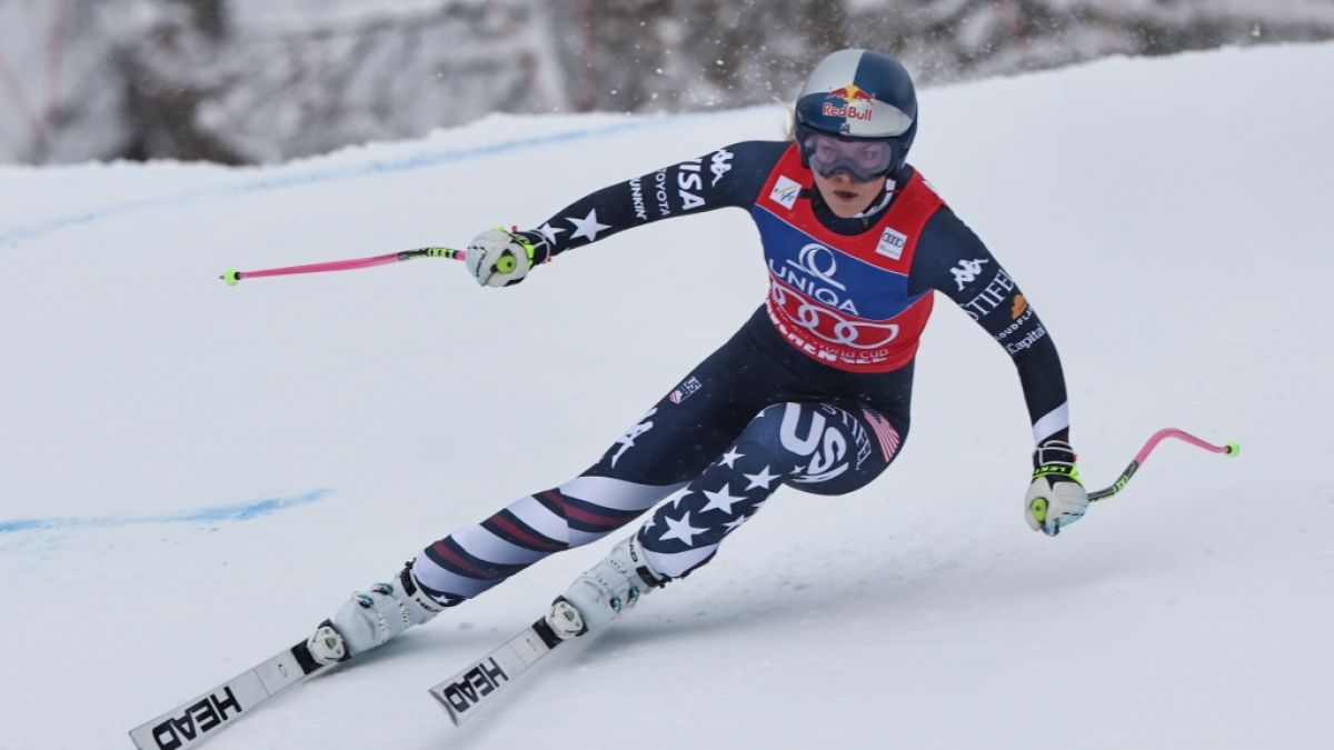 Lindsey Vonn zeigte sich beim Weltcup in Zauchensee in Topform. (Foto)