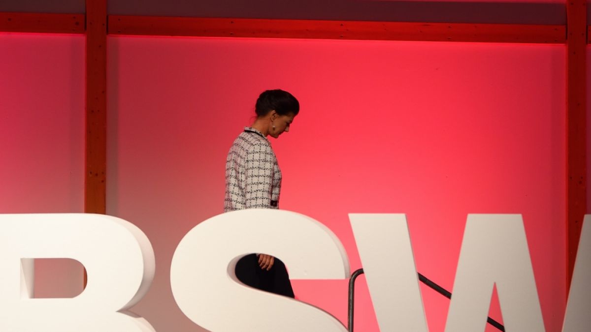 Das BSW von Sahra Wagenknecht erlebt ein weiteres Tief in einer neuen Umfrage. (Foto)