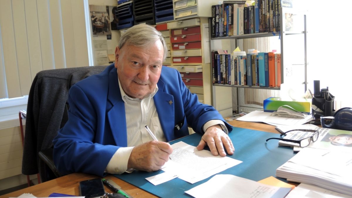 Der Schweizer Autor Erich von D&auml;niken ist tot. Er wurde 90 Jahre alt. (Foto)