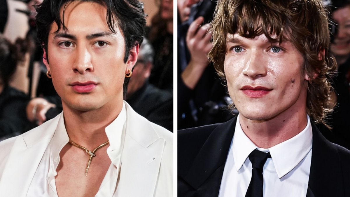 Hudson Williams (l) und Connor Stories sind die Stars aus "Heated Rivalry". (Foto)