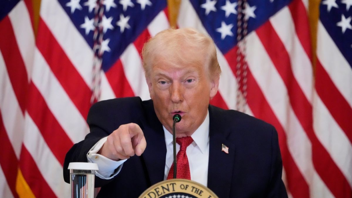 Donald Trump droht L&auml;ndern, die sich seinen Gr&ouml;nland-Pl&auml;nen entgegenstellen, mit Z&ouml;llen. (Foto)