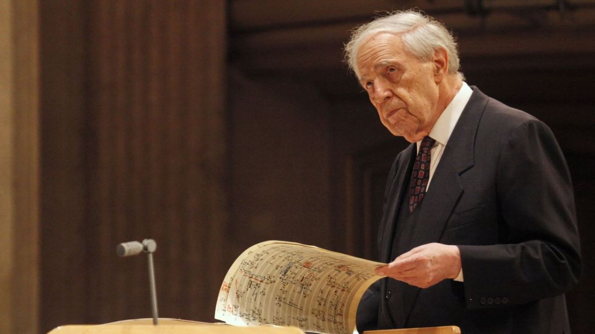 Pierre Boulez - Ein Leben f&uuml;r die Musik bei 3sat (Foto)