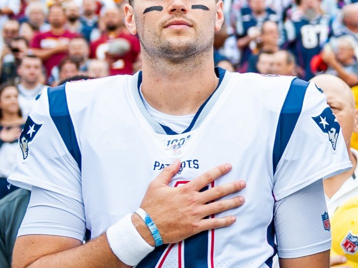 NFL: "Jarrett Stidham, ehemaliger Quarterback der Patriots, wird im AFC Championship Game gegen New England starten"