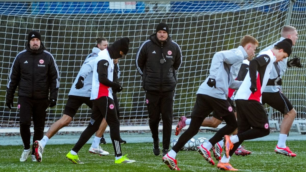 Eintracht Frankfurt trainiert vor dem Champions-League-Spiel gegen Qarabag Agdam. (Foto)