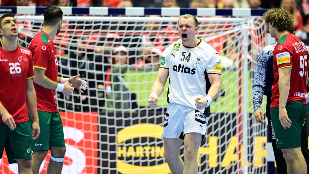 Die deutsche Handball-Nationalmannschaft peilt nach dem Hauptrunden-Sieg gegen Portugal das Halbfinale bei der Handball-EM 2026 an. (Foto)