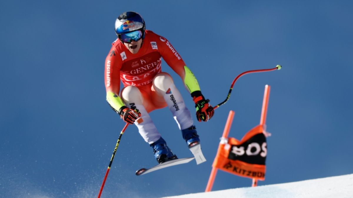 Der Schweizer Ski-Star Marco Odermatt konnte auch den Super-G auf der Streif in Kitzb&uuml;hel gewinnen. (Foto)