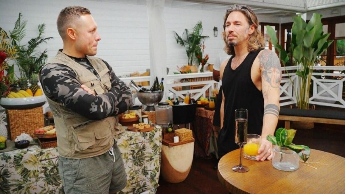 Gil Ofarim (rechts) machte die RTL-Zuschauer beim Dschungelcamp-Start sprachlos. (Foto)