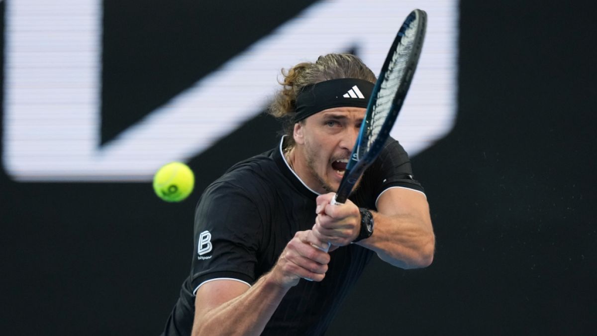 Alexander Zverev bei den Australian Open. (Foto)