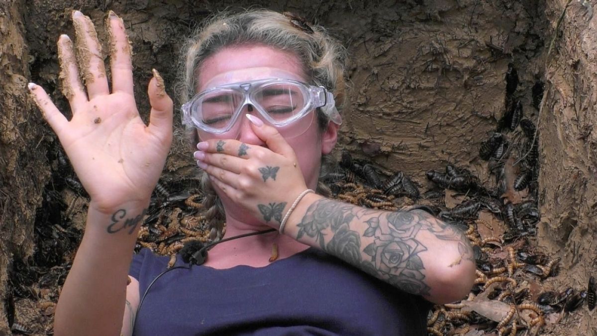 Ariel musste sich in der Dschungelpr&uuml;fung&nbsp;"Wo Kabel?-Test" erneut ihren &Auml;ngsten stellen. (Foto)