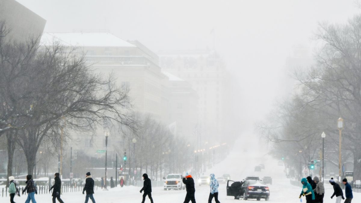 Ein Wintersturm legt die USA lahm. (Foto)