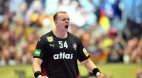 Der deutsche Handballer Justus Fischer gibt in den Spielen immer alles.
