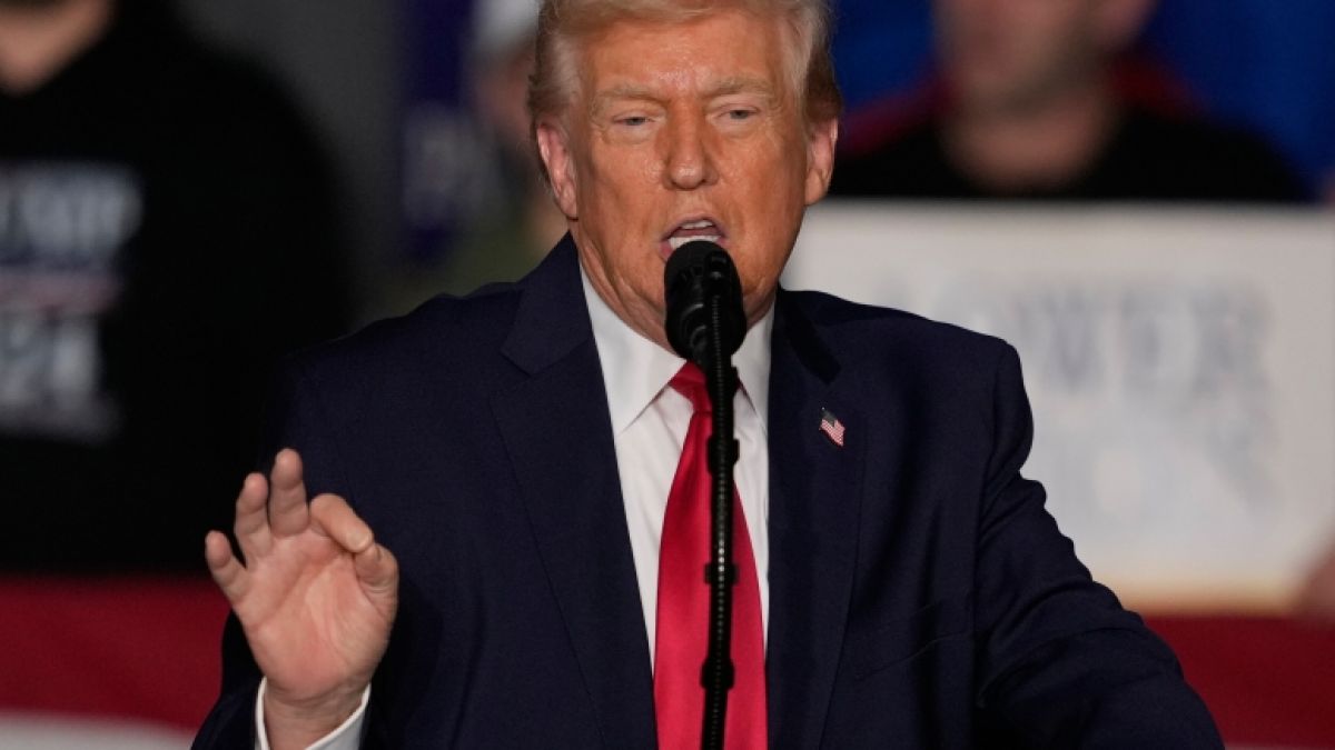 Donald Trumps Zustimmungswerte erholen sich einer Umfrage zufolge nicht. (Foto)