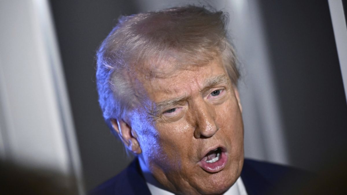 Donald Trump drohte dem Iran. (Foto)