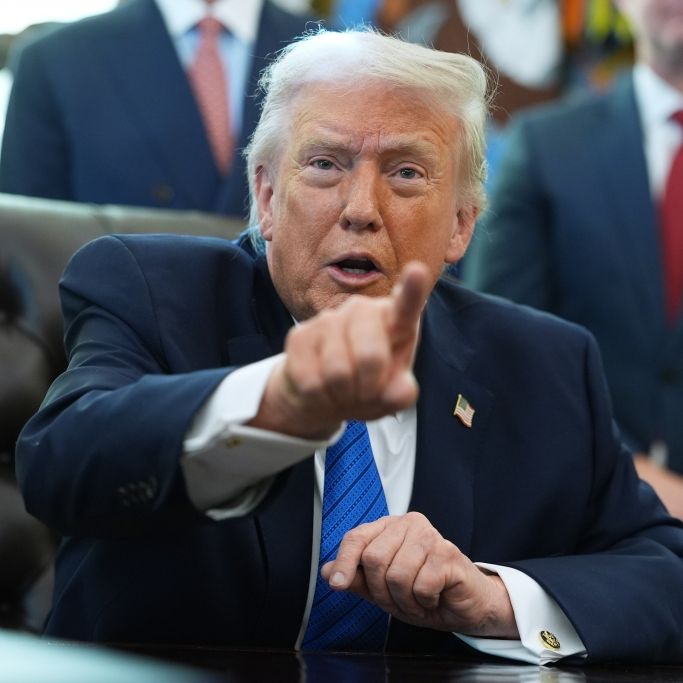 Donald Trump wies im Weißen Haus erneut eine Journalistin zurecht.