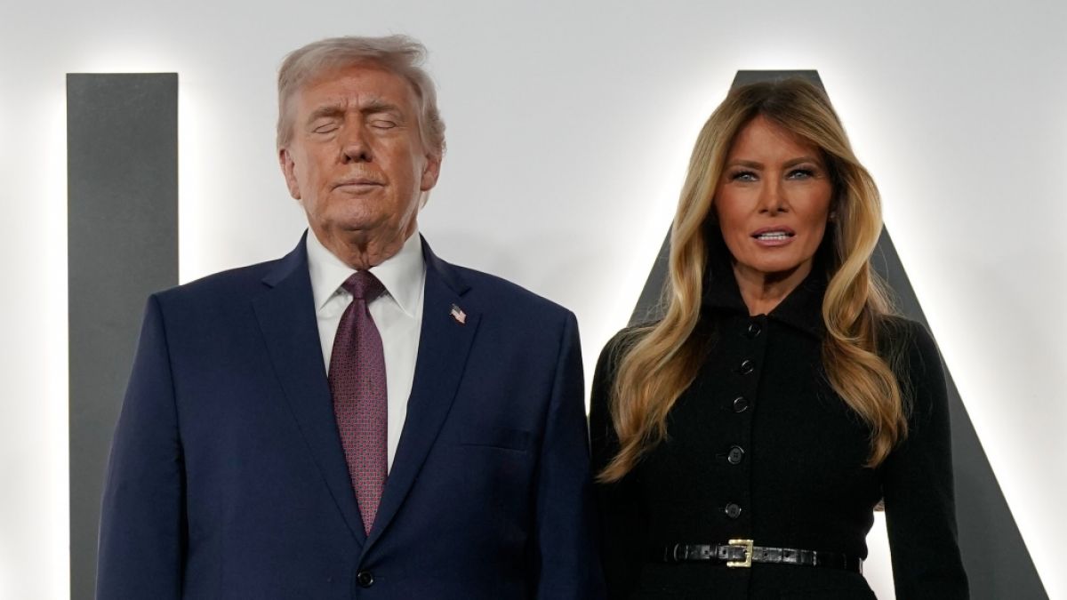 Donald und Melania Trump bei der Premiere der "Melania"-Doku. (Foto)