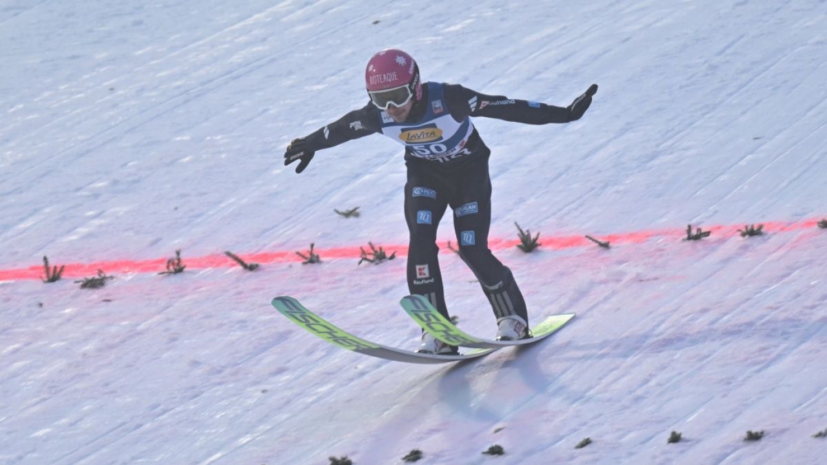 Das Skifliegen am Kulm mit DSV-Adler Felix Hoffmann wird im Free-TV gezeigt. (Foto)