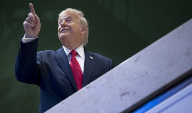 Donald Trump sichtbar krank