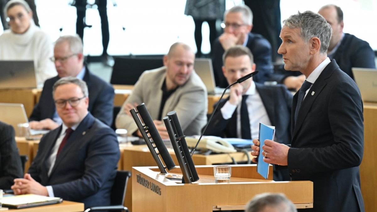 Mit seinem Misstrauensvotum gegen den th&uuml;ringischen Ministerpr&auml;sidenten Mario Voigt ist AfD-Chef Bj&ouml;rn H&ouml;cke im Erfurter Landtag gescheitert. (Foto)