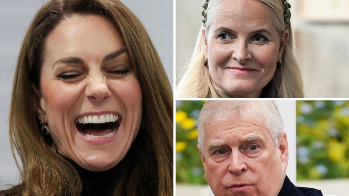 Freud' und Leid liegen in den K&ouml;nigsh&auml;usern derzeit nah beieinander: W&auml;hrend Prinzessin Kate Grund zur Freude hatte, wird f&uuml;r Kronprinzessin Mette-Marit von Norwegen und Ex-Prinz Andrew die Luft im Zuge des Epstein-Skandals immer d&uuml;nner. (Foto)