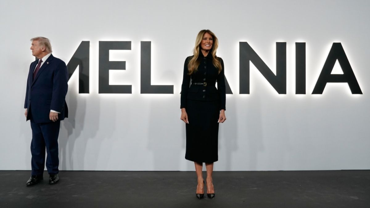 First Lady Melania Trump wirkt laut einer Expertin "selbstsicherer", wenn sie ohne US-Pr&auml;sident Donald Trump auftritt. (Foto)