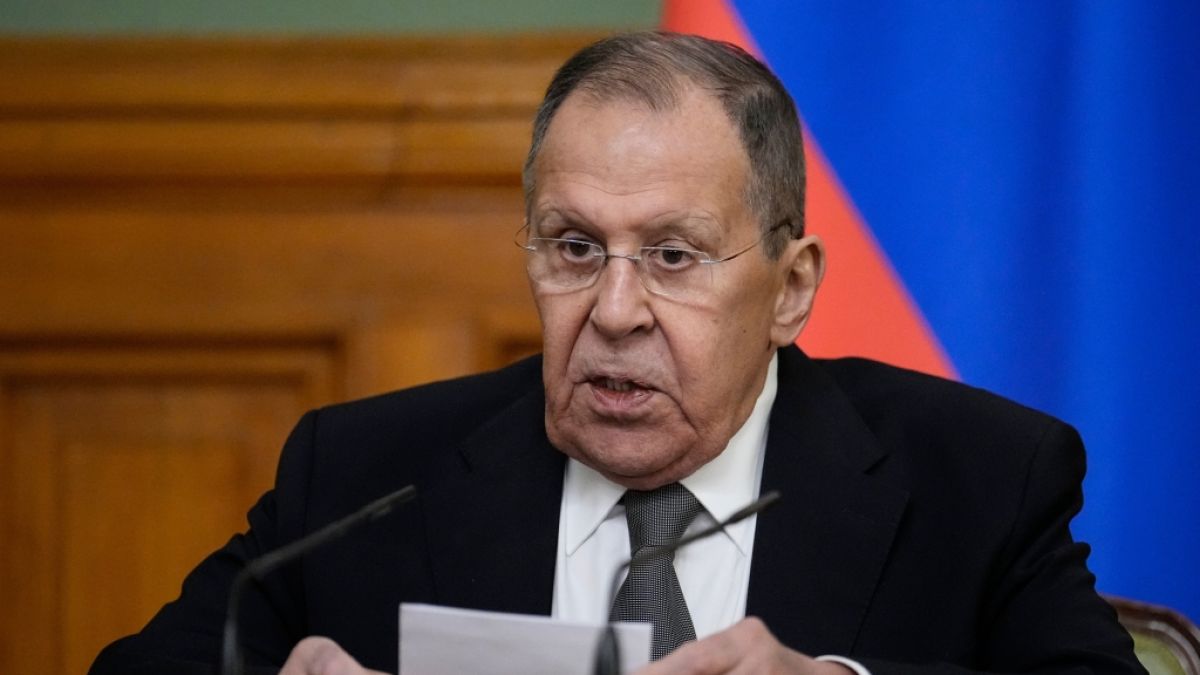 Der russische Au&szlig;enminister Sergej Lawrow richtet mahnende Worte an Europa. (Foto)
