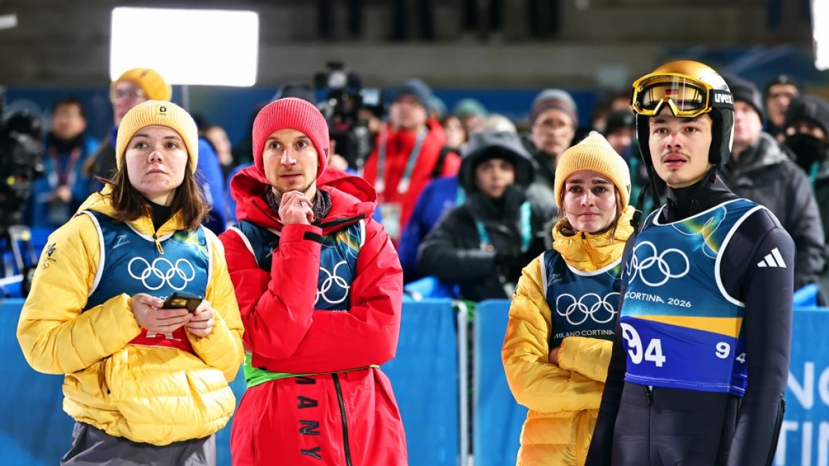 Agnes Reisch, Felix Hoffmann, Selina Freitag und Philipp Raimund (v.l.) landeten im Mixed-Team-Wettbewerb auf Platz 4. (Foto)