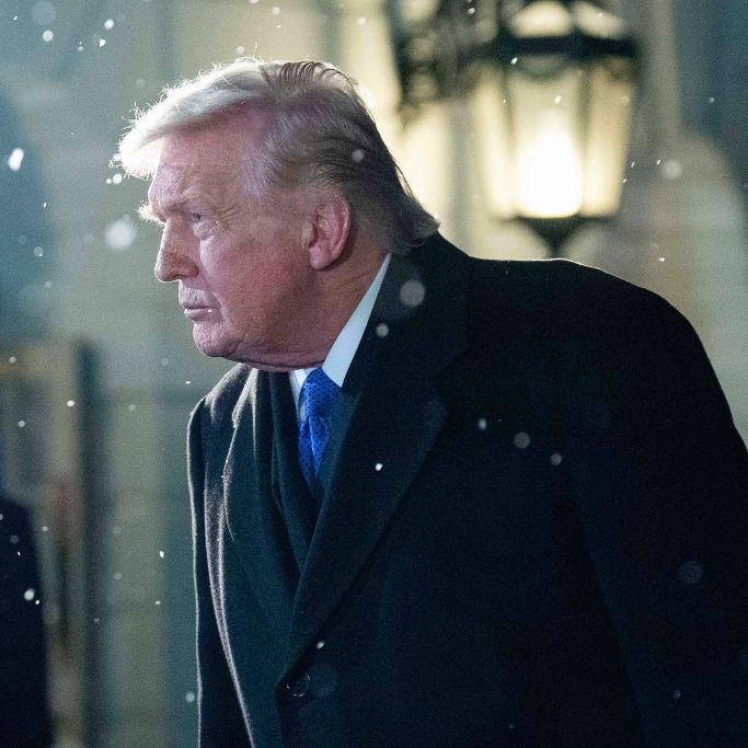 Er stürzt ins Umfrage-Loch - US-Präsident 