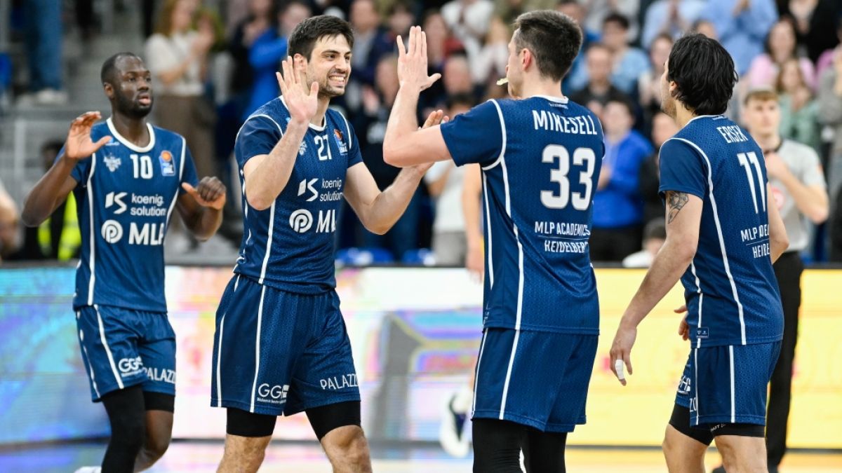 Die MLP Academics freuen sich &uuml;ber einen Sieg in der Hauptrunde der BBL (Archivbild). (Foto)