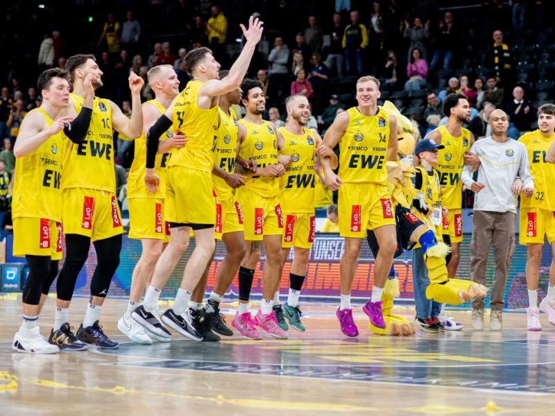 EWE Baskets vs. RIESEN im Livestream: Fan-Infos zum BBL-Spiel EWE Baskets Oldenburg vs. MHP RIESEN Ludwigsburg