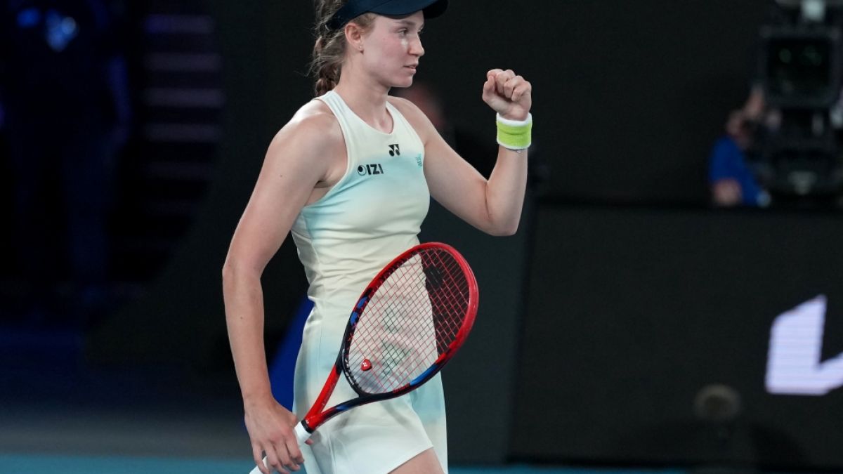 Elena Rybakina reagiert bei den Australian Open, am 29.01.2026. (Symbolbild) (Foto)