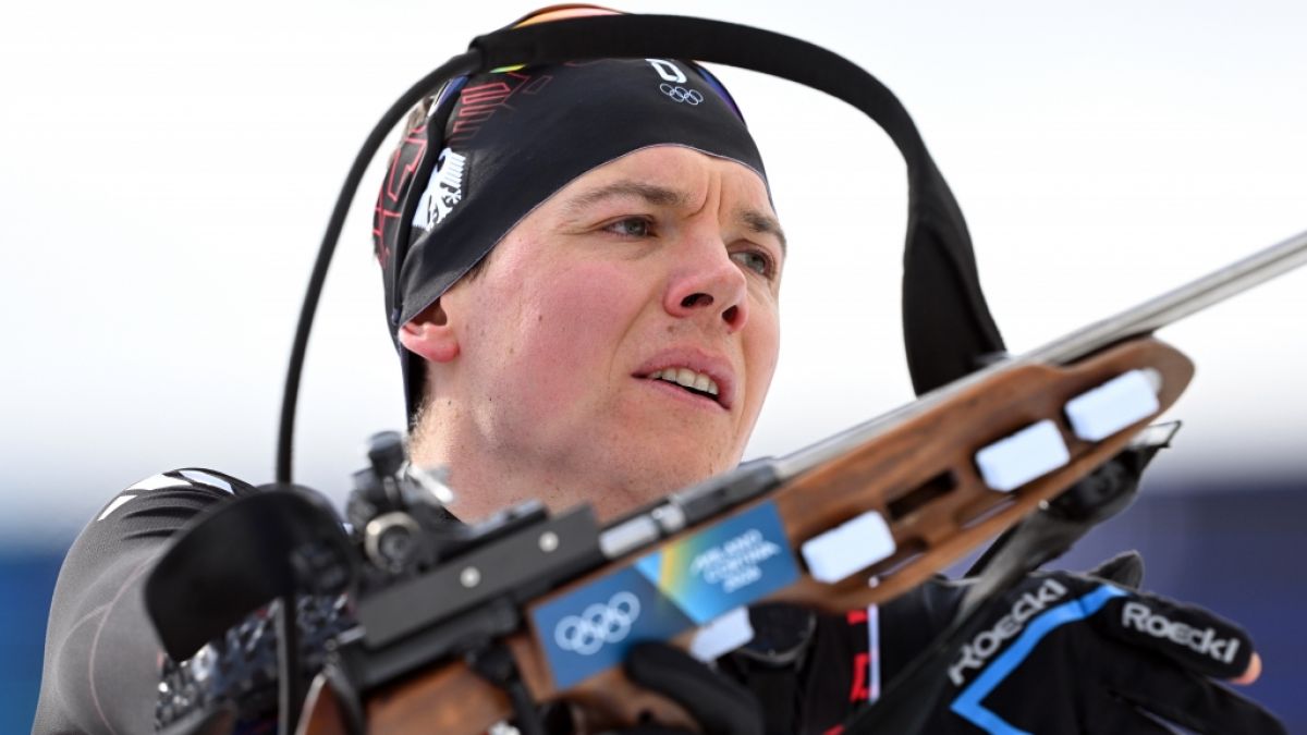 Biathlet Justus Strelow hat privat das Gl&uuml;ck mit seiner kleinen Familie gefunden. (Foto)