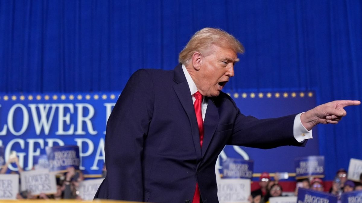 Donald Trump droht dem Iran mit einem Angriff. (Foto)