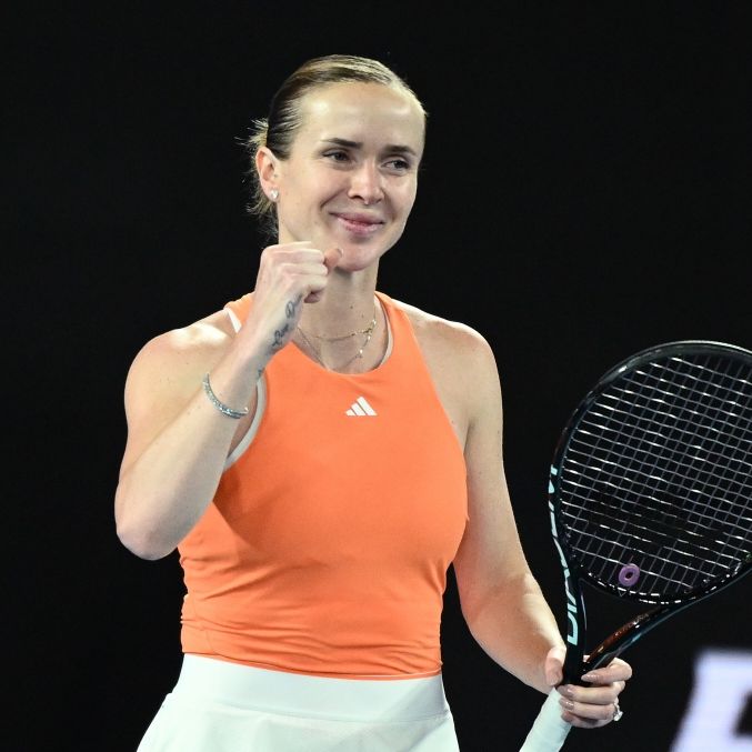 Elina Svitolina dominiert das Spiel gegen Katerina Siniakova