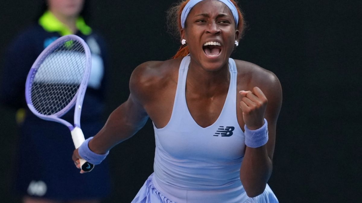 Coco Gauff jubelt, am 25.01.2026. (Symbolbild) (Foto)