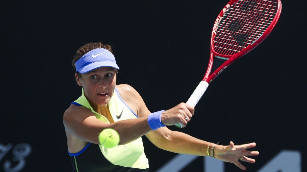 Tatjana Maria in Aktion, am 19.02.2026. (Symbolbild) (Foto)