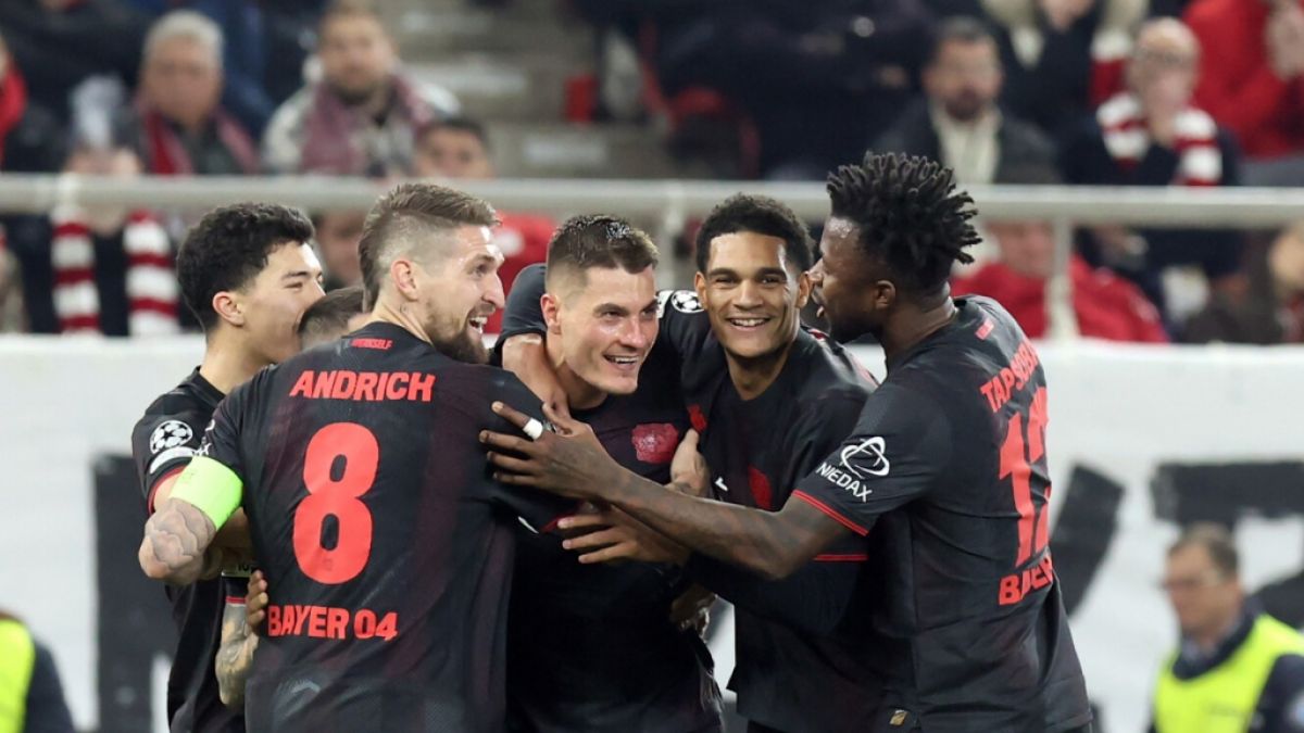 Bayer Leverkusen macht sich nach dem Playoff-Hinspiel gegen Olympiakos Pir&auml;us berechtigte Hoffnung aufs Champions-League-Achtelfinale. (Foto)