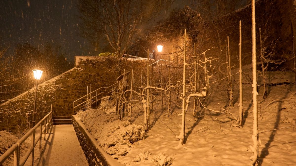 Bevor das Fr&uuml;hlingswetter in Deutschland Einzug h&auml;lt, gibt der Winter mit einer Schnee-Zugabe nochmal alles. (Foto)