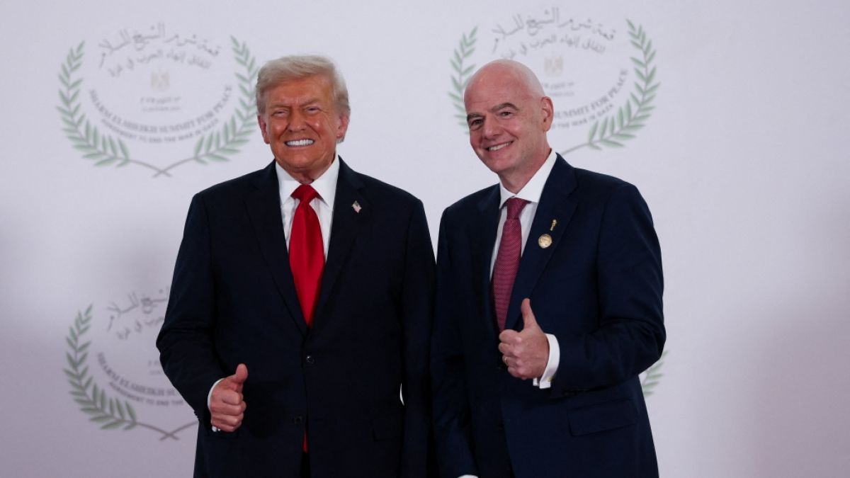 Donald Trump hat FIFA-Boss Gianni Infantino zur ersten Sitzung seines Friedensrates eingeladen. (Foto)