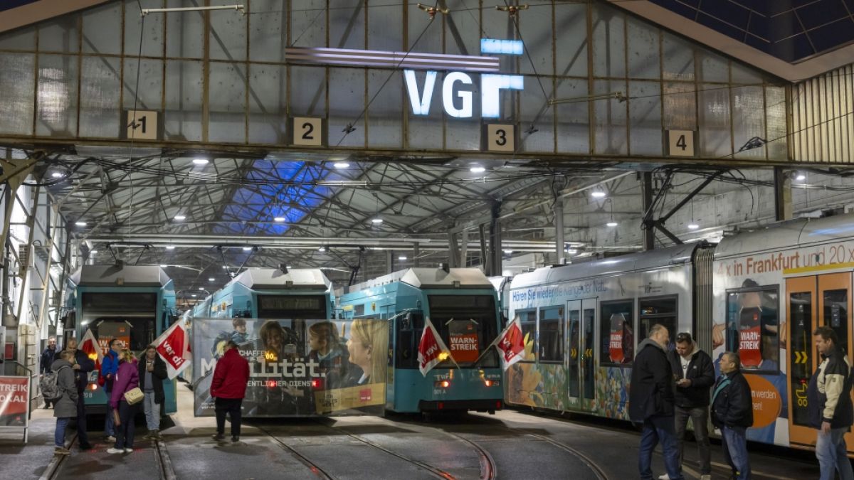 In Hessen soll es am Dienstag einen weiteren Warnstreik der Gewerkschaft Verdi im &ouml;ffentlichen Nahverkehr geben. (Foto)