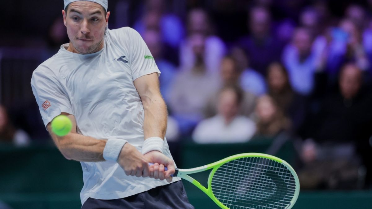 Jan-Lennard Struff spielt einen Ball, am 06.02.2026. (Symbolbild) (Foto)