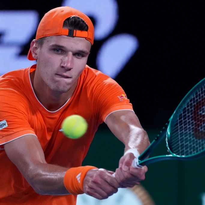 Tallon Griekspoor gewinnt gegen Jakub Mensik