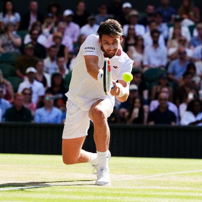 Cameron Norrie in Aktion, am 08.07.2025. (Symbolbild)